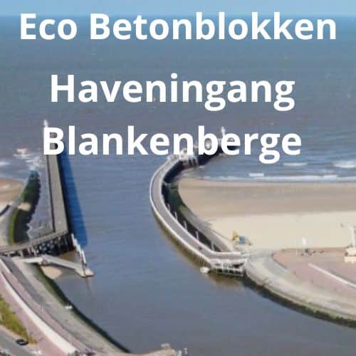 Eco beton in haven Blankenberge